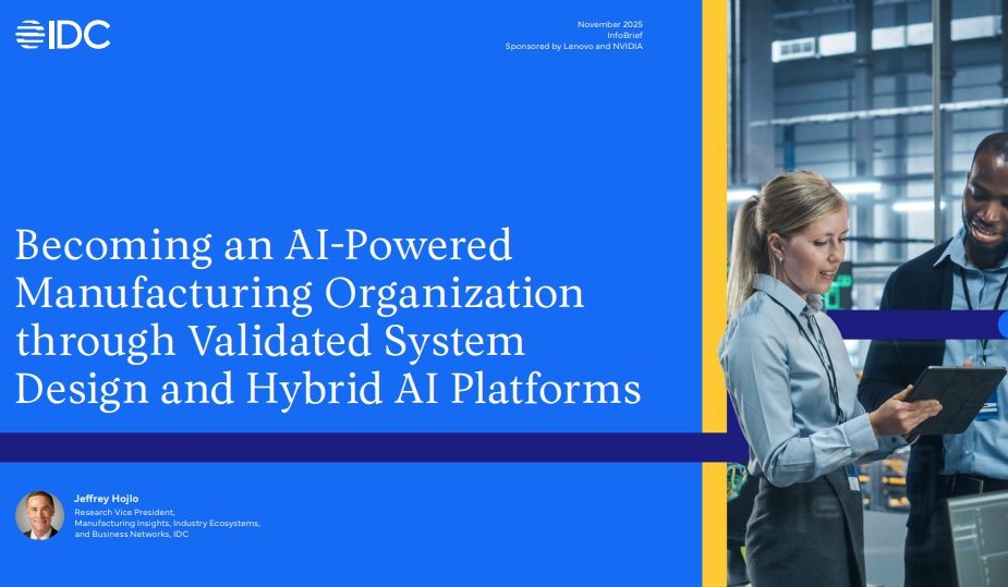 Why Smarter Factories are going Hybrid AI – Lenovo x NVIDIA