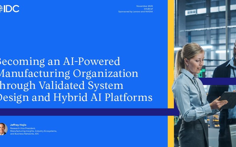Why Smarter Factories are going Hybrid AI – Lenovo x NVIDIA