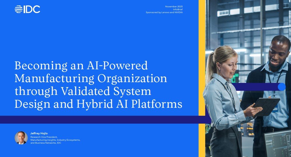 Why Smarter Factories are going Hybrid AI – Lenovo x NVIDIA